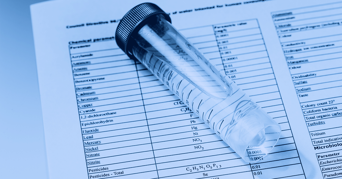 monitoring drinking water quality